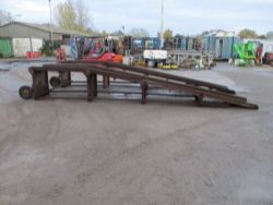 TRUCK WASH LORRY WASHING LOADING RAMP CONTAINER RAMPS DOCK FORKLIFT YARD MOBILE