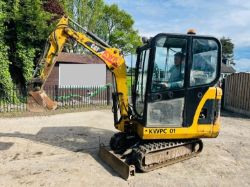 CATERPILLAR 301.8 TRACKED EXCAVATOR C/W EXPANDING TRACKS