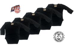 X10 100% ORGANIC COTTON BLACK BABYGROW / BABY BODYVEST - NEWBORN - RRP £40