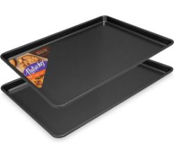 JOBLOT OF 5 X BOXES OF 2 NUTRICHEF NONSTICK COOKIE SHEET BAKING PAN -