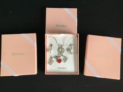 3 X NEW HENLEY NECKLACE AND EARRING SETS WITH CHARMS