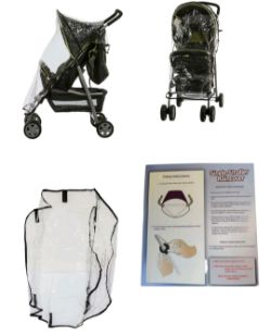 10 X UNIVERSAL BUGGY RAIN COVERS