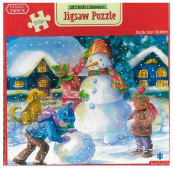 8 X SNOWMAN 1000 PC CHRISTMAS PUZZLE