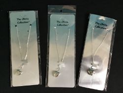 3 X NECKLACES WITH OPENING LOCKETS