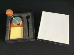 2 X GEAR STICK PEN AND POST IT NOTE SETS