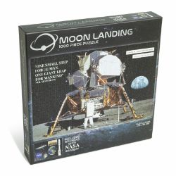 8 X GENUINE NASA MOON LANDING 1000 PC PUZZLES