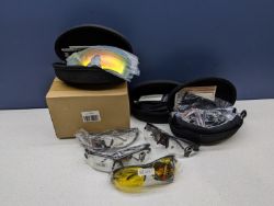 8X GOGGLES SUNGLASSES SPORTS, CYCLING GAME TACTICAL 4 REPLACEABLE LENSES SUNGLASSES