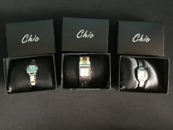 3 X CHIC DESIGNER LADIES WATCHES