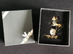 A STUNNING CAROUSEL HORSE CLOCK