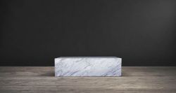 AMERY REAL MARBLE COFFEE TABLE RRP £1100