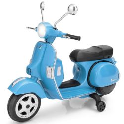NEW MOTORCYCLE 6V LICENSED VESPA - KIDS RIDE ON