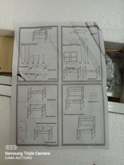BOX 62 CONTAINING 1 TWO TIER COMPUTERS DESK