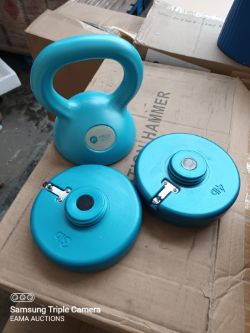 BOX 18 CONTAINING 1 SCREW IN 3 PIECE KETTLE BELL