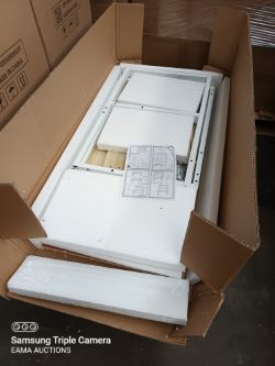 BOX 61 CONTAINING 1 TWO TIER COMPUTER DESK