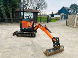 DOOSAN DX10Z EXCAVATOR *YEAR 2019 ,507 HOURS* C/W EXPANDING TRACKS