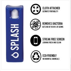 SPLASH GLOW - PURE ANTIBACTERIAL SCREEN CLEANER - 2000 UNITS