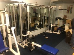 COMMERICAL HEAVY DUTY CABLE CROSS OVER MULTI WORKOUT GYM