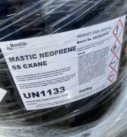 5 X BOSTIK 200KG DRUMS MASTIC NEOPRENE CONTACT ADHESIVE SS CXANE GLUE FOR RUBBER