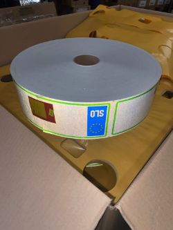 PALLET OF 3M REFLECTIVE REG PLATE STICKER BACKING RRP£12K+