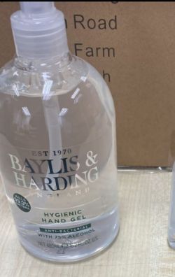 1932 X BOTTLES OF BAYLISS & HARDING 480ML HAND SANITISER