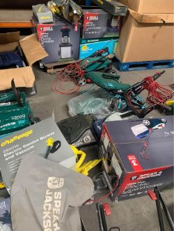 JOB LOT OF UNTESTED GARDEN EQUIPMENTS