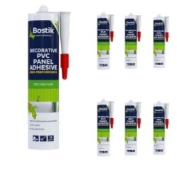 1000 X BOSTIK PVC PANEL ADHESIVE 290ML - 12/22
