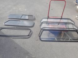 AUTOMOTIVE LOT JL63 BULKHEAD GLASS / CAMPER NEVER FITTED UNUSED