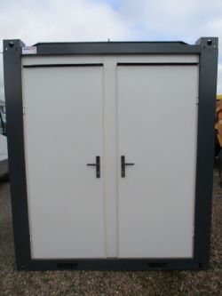 ADACON 2.1M X 1.35M DOUBLE TOILET BLOCK SECURE SHIPPING CONTAINER DELIVERY