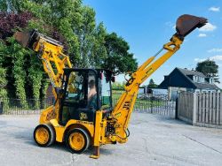 JCB 1CX 4WD BACKHOE DIGGER * 1380 HOURS * C/W BUCKET, TINES, & QUICK HITCHES