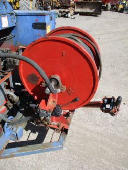 HYDRAULIC RETURN REEL DRAIN JETTER HOSE DELIVERY ARRANGED