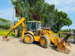 JCB 3CX SUPER 4WD BACKHOE DIGGER C/W EXTENDING DIG & 4 WHEEL STEER