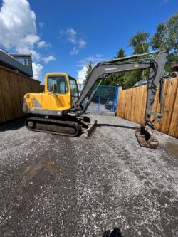 VOLVO EC55B EXCAVATOR 5.5 TON MINI DIGGER 5 BUCKETS QUICK HITCH 4800 HOURS