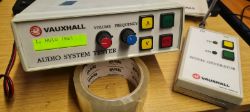 AUTOMOTIVE LOT JL49 VAUXHALL AUDIO SYSTEM TESTER WORKSHOP TOOL IN CASE REF KM46