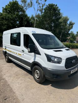 2018 18 FORD TRANSIT CREW VAN - 9 SEATS - L3 H2 - RWD - EURO 6