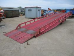 2010 THORWORLD 10 T ON LOADING RAMP CONTAINER RAMPS DOCK FORKLIFT YARD MOBILE