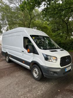 2017 66 FORD TRANSIT L4 JUMBO PANEL VAN - 96K MILES
