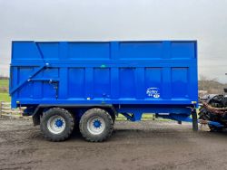2020 BAILEY 18 TON HIGH SPEED SILAGE TRAILER / REAR HITCH / REAR STEER AXLE