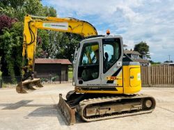 NEW HOLLAND E70SR EXCAVATOR *ZERO SWING, YEAR 2012* C/W QUICK HITCH