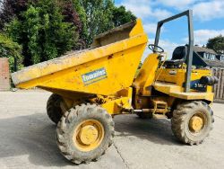 THWAITES 5 TON 4WD DUMPER *2588 HOURS* C/W ROLE BAR & PERKINS ENGINE