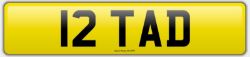 ** 12 TAD ** PERSONALISED PRIVATE NUMBER PLATE ** TOM - TIM - STAD