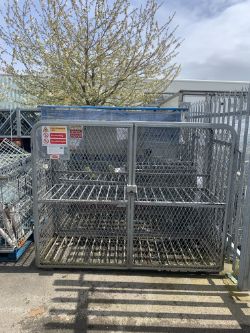 GAS CAGES OUTSIDE STORAGE LOCKABLE