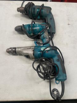 3 X MAKITA DRILLS