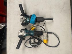 2 X MAKITA GRINDERS 110V