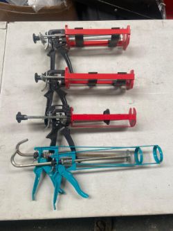 5 X RESIN AND SEALANT GUNS