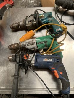 3 X DRILLS INC MAKITA HITACHI