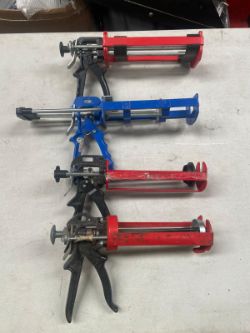 4 X RESIN / MASTIC GUNS