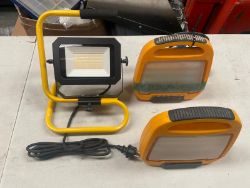 3 X SITE WORK LIGHTS