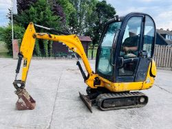 JCB 8014 TRACKED EXCAVATOR *YEAR 2010, 3098 HOURS* C/W QUICK HITCH