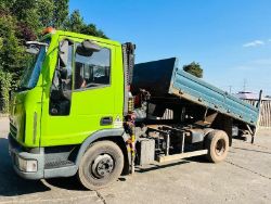 IVECO 4X2 TIPPER LORRY C/W FASSI F50 CRANE