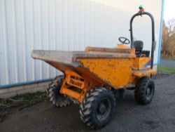 2016 THWAITES 3 TON DUMPER BARFORD BENFORD TEREX YANMAR ENGINE